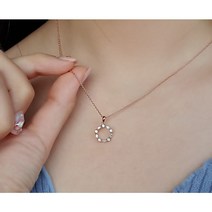 주얼리로망 키르아 여자목걸이 악세사리 동그라미 데일리목걸이