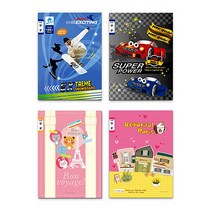 승일 초등 8칸 한문 한자 노트 공책 10권, 남아용(8칸)