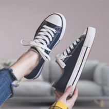 여성 캔버스 스니커즈 유행 빈티지 신발