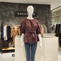 쉬즈미스 볼륨벨티드 블라우스(SWWBLL31040)