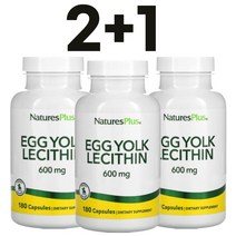 네이처스플러스 난황 레시틴 600mg 180베지캡슐 3개, 기본