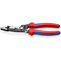 KNIPEX 툴즈 13 72 8 포지드 와이어 스트리퍼 8인치 100120, Comfort Grip, Stripper, 1개