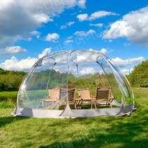 이지돔하우스 다용도하우스 세컨하우스 이동주택 모듈러 농막, 그레이 3.6mx2.3m 8면 스타 텐트