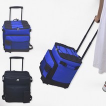 캠핑웨건 아이스박스 보냉 미니아이스박스 캐리어, 블랙