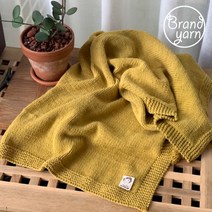 브랜드얀 밀키코튼(블랙) 니트블랭킷 DIY 패키지(+도안), 밀키블랙(3볼) 25 연분홍