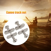 Threads Kayak Rail Track Screw Nuts Stainless Steel Canoe Outdoor Fastener Mounting Bolt Boat Parts