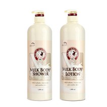 꽃을든남자 우유 바디워시+바디로션 1000ml+1000ml, 1L, 2개