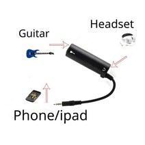 기타조율기 튜닝기새로운 기타 인터페이스 I-Rig 변환기 교체 전화 오디오 튜너 라인 Irig