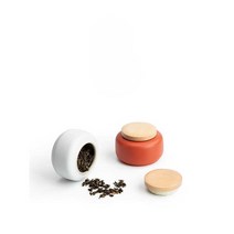 미니 찻잎 보관통, 화이트