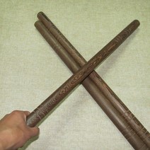 칼리아르니스 마호가니 단단한 자기 방어 짧은 막대 마술 지팡이 차량 무기 무술 긴 나무 스틱, 140cm 숏스틱 (자유스틱 세트)