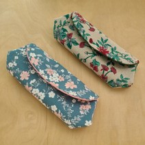 [바보사랑] 안경케이스만들기 수국아이보리 알로하소라 외[나미꼬의퀼트카페], 상세 설명 참조, 디자인선택:릴리안블랙