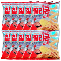 동아제과 이브로 칠리콘 스낵, 10개, 56g