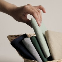 빨아쓰는 면 식탁 테이블 매트 깔개 받침, 베이지