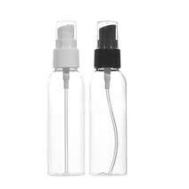 [허브스프레이] 에센스 펌프용기 50ml~100ml, 1개, 60ml(L) 투명용기 흰색캡
