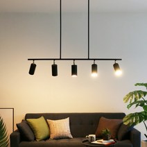 마이루체 밀로 5등 팬던트 LED 식탁등 주방등 카페조명 샹들리에 펜던트조명 빈티지, 램프미포함