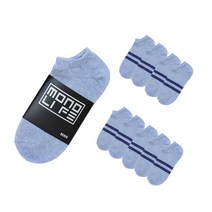 모노라이프 남성용 단가라 발목양말 10p