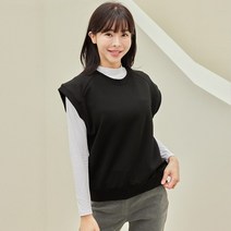 제이투제이 여성골프웨어 버디 뒷지퍼 라운드조끼