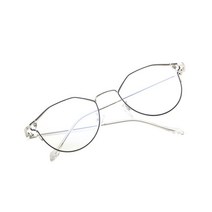 플랍 여성 남성 캣츠아이 안경테 금테 은테 블루라이트차단
