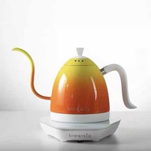 브리스타 가정용 전기포트 드립주전자 커피포트, 캔디오렌지 0.6L