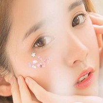 워터핑 페이스 글리터 연출 촬영 메이크업 파츠 페스티벌 반짝이, 쥬얼패키지