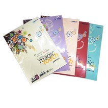 삼원 매직터치 머메이드 칼라용지 A4용지 180g 10매입 엠보색지 칼라수입지 아트지, M16 코스모스색