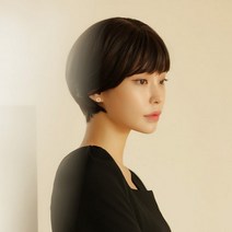 픽앤웨어 패션가발 숏커트가발 여성 리프컷 스타일 (2949456), 내츄럴블랙