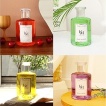 YOUMELL 실내용 디퓨저 200ml 섬유스틱(블랙체리 프렌치라벤더 레몬버베나 피치코튼), 유멜 프리저브드, 레몬스피어민트