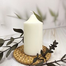 몰드몰 PC몰드 - 미니 초 ( 4x7.5(cm)) 원형기둥초 돔타입필라몰드