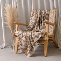 자누이 보헤미안 에스닉 블랭킷 캠핑 무릎 담요