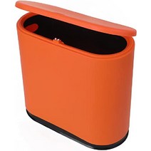 Sooyee 스마트휴지통 쓰레기통 욕실 주방 침실 사무실 휴대용 가정용 자동 휴지통 10L, Orange