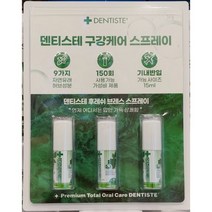 DENTISTE 덴티스테 후레쉬 구강케어 스프레이 15ml X 3개입 트레이더스 판매