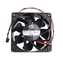 DC12V Brushless Cooling Fan DF1203812B2FN 12cm 4P Ball Bearing High Speed Cooler, 한개옵션0