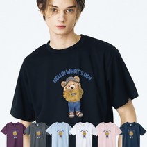 [모자베어] 쿨론티 VERDI BEAR 남자 여자 반팔 티셔츠 7color