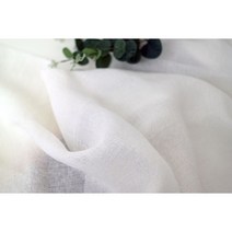 린넨100 퓨어 린넨 다양한 무늬 자가드 화이트 원단