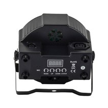 파이오니아 DJ케이스 최고의 새로운 평면 led 파 7x12w7x18w rgbw 쿼드 스테이지 워시 라이트 dmx512 컨트롤러 dj 장비 디스코 나이트 클럽 호환, 7x18w rgbwa-uv 블랙, 오 플러그