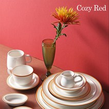 시라쿠스 메이플 접시 코지레드 퀴진드마망, 오발볼(10인치)