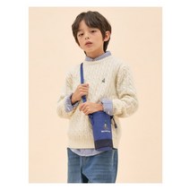빈폴키즈 코어 베이직 물병가방 블루