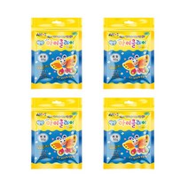 아모스 탱탱 아이클레이 파우치 2500 (4개입), 50g, 파랑