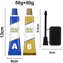 철본드 메탈리페어접착제 금속보수제 100G 강력 접착 실란트 주조 산업용 저항 용접제 열 페이스트 냉간 수, 04 100G