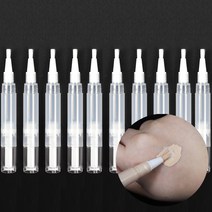 큐티클 오일펜 용기 공병 4ml 10개세트 파운데이션 용기 브러쉬포함
