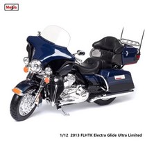 오토바이 다이캐스트 Maisto 1:12 할리 데이비슨 2017 로드 킹 스페셜 클래식 정적 다이 캐스트 모델 소장 장난감 선물, 2013 FLHTK Electra 2