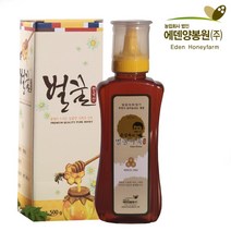 [에덴양봉원] 천연 횡성 벌꿀 대추 튜브꿀 500g 1kg (국내산) 가정용꿀, 기본 포장 (가정용)