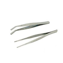 다육이 원예 식물 핀셋 20cm 곡선 직선 원예용 분재, 곡선형, 1개