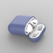 Apple Airpods 용 소프트 실리콘 케이스 1 2 Apple Air Pods 충전 상자 가방 용 보호 무선 이어폰 커버 34, 자정 블루