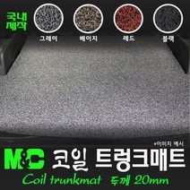 BMW X4(2014년) 코일 트렁크매트[국내제작], X4ㅡ블랙