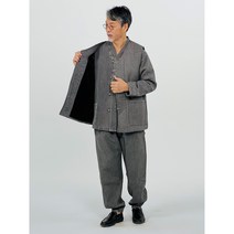 온고지신 초겨울용 이중지 3피스 생활한복(개량한복)