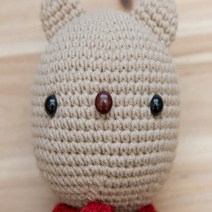 4개 1cm 단추인형코 12color, 핫핑크