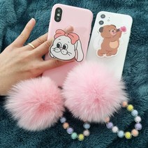 삼성 갤럭시 전기종 예쁜 비즈 핸드 스트랩 털 키링 세트 아크릴 그립톡 거치대 실리콘 젤리 단색 케이스
