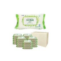 아기물티슈 크리멜로 내츄럴허브 리필형 100매 x 24팩, 아기물티슈 크리멜로 내츄럴허브 리필형 100매 x 24