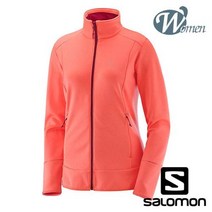 살로몬코리아 1718 DISCOVERY FZ 여성 풀집업 Fluo Coral